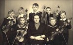 Klasa skrzypiec prof. Romanowskiej - 1952r.